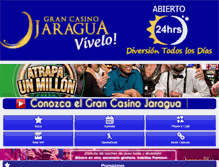 Tablet Screenshot of casinojaragua.com
